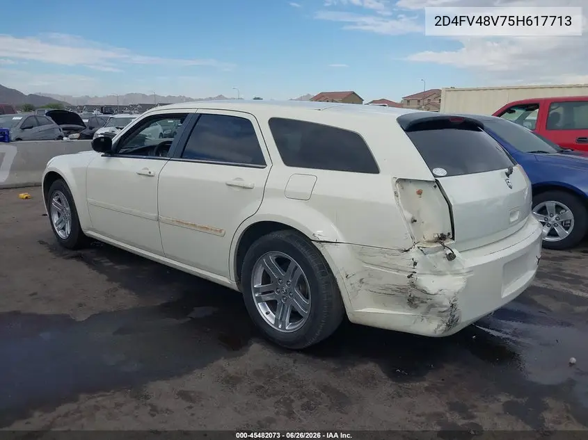 2005 Dodge Magnum Se VIN: 2D4FV48V75H617713 Lot: 45482073