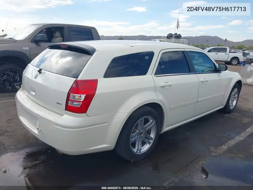 2005 Dodge Magnum Se VIN: 2D4FV48V75H617713 Lot: 45482073