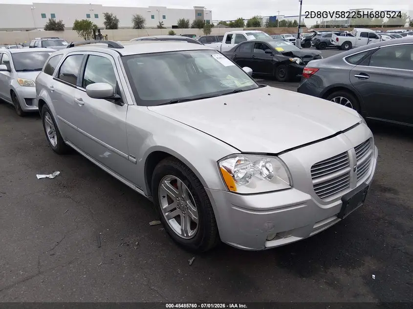 2005 Dodge Magnum Rt VIN: 2D8GV58225H680524 Lot: 45485760