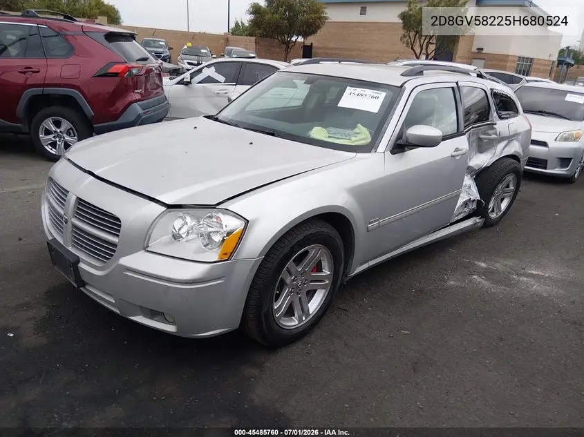 2005 Dodge Magnum Rt VIN: 2D8GV58225H680524 Lot: 45485760