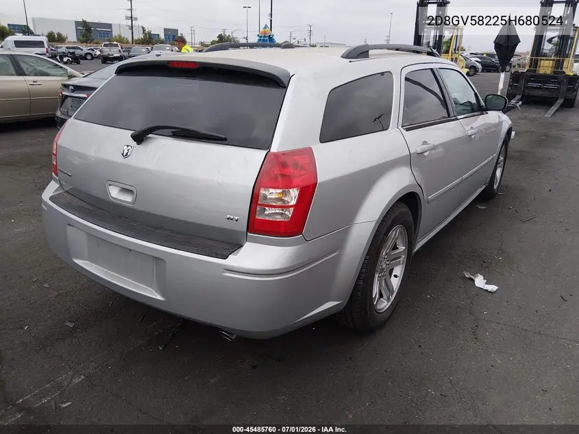 2005 Dodge Magnum Rt VIN: 2D8GV58225H680524 Lot: 45485760