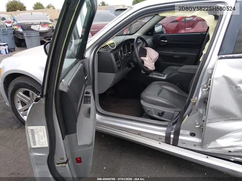 2005 Dodge Magnum Rt VIN: 2D8GV58225H680524 Lot: 45485760