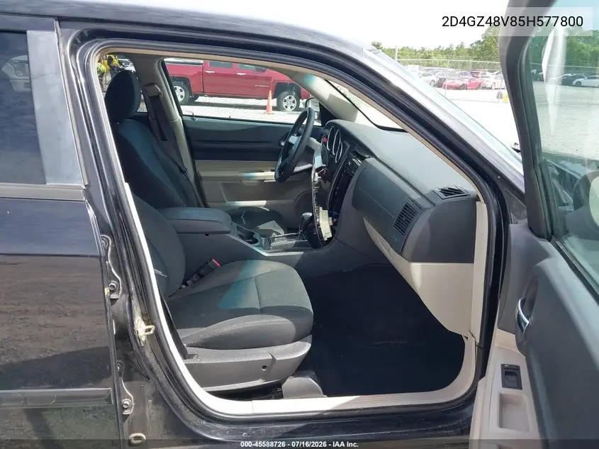 2005 Dodge Magnum Sxt VIN: 2D4GZ48V85H577800 Lot: 45588726