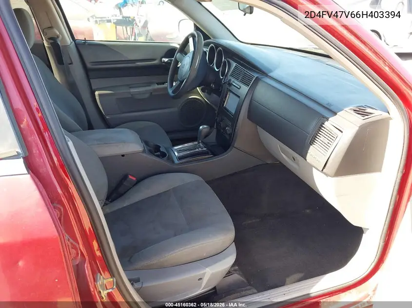 2006 Dodge Magnum VIN: 2D4FV47V66H403394 Lot: 45160362