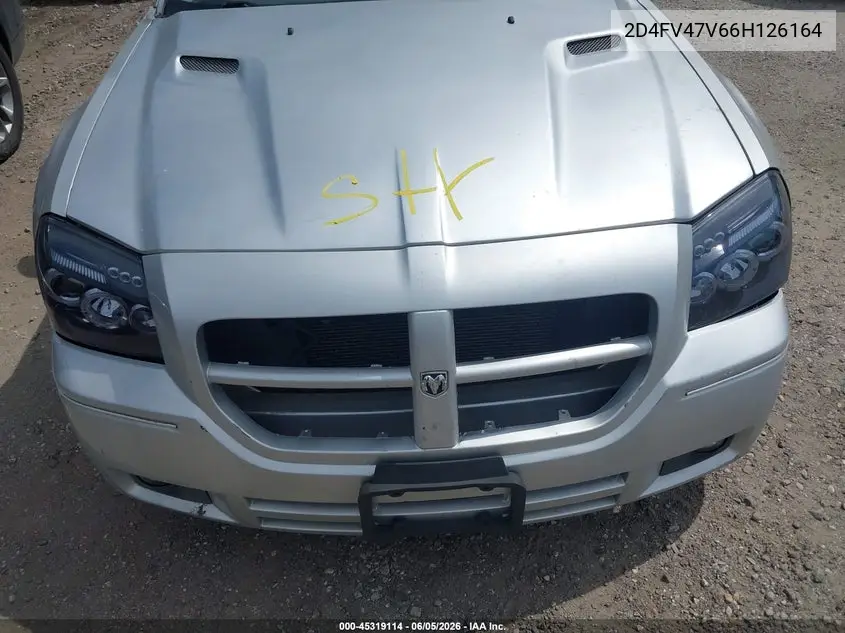 2006 Dodge Magnum VIN: 2D4FV47V66H126164 Lot: 45319114