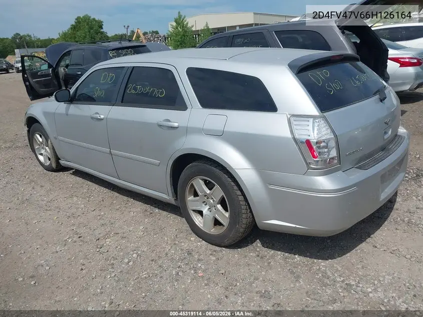 2006 Dodge Magnum VIN: 2D4FV47V66H126164 Lot: 45319114