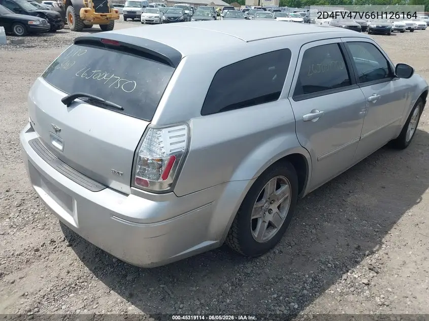 2006 Dodge Magnum VIN: 2D4FV47V66H126164 Lot: 45319114