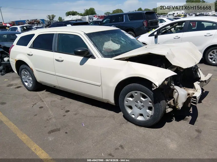 2006 Dodge Magnum VIN: 2D4FV47TX6H156668 Lot: 45427998