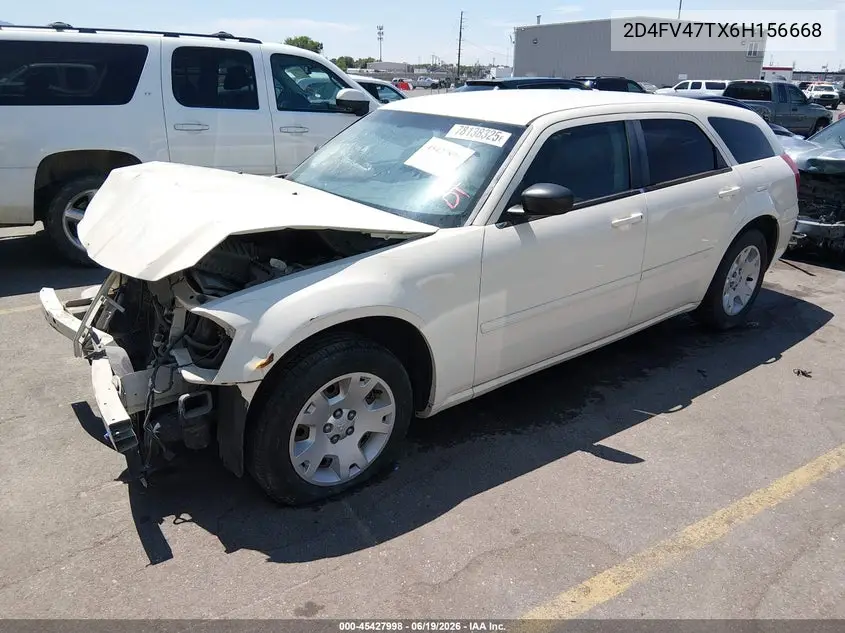 2006 Dodge Magnum VIN: 2D4FV47TX6H156668 Lot: 45427998