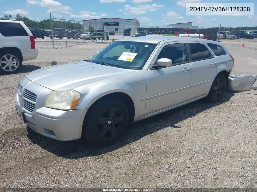 2006 Dodge Magnum VIN: 2D4FV47V36H128308 Lot: 45454469