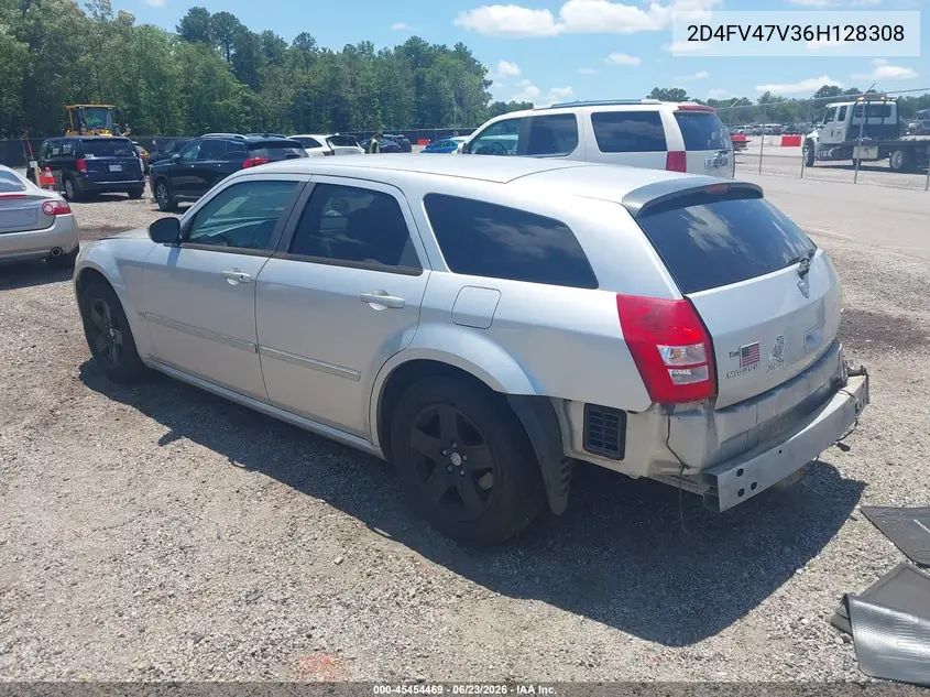 2006 Dodge Magnum VIN: 2D4FV47V36H128308 Lot: 45454469