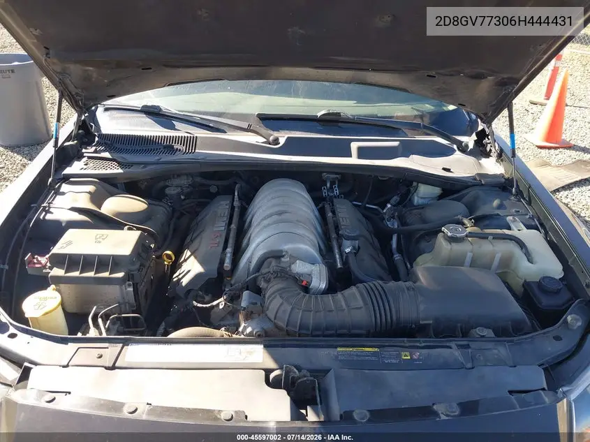 2006 Dodge Magnum Srt8 VIN: 2D8GV77306H444431 Lot: 45597002