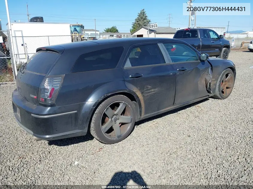 2006 Dodge Magnum Srt8 VIN: 2D8GV77306H444431 Lot: 45597002
