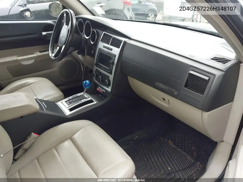 2006 Dodge Magnum Rt VIN: 2D4GZ57226H348107 Lot: 45621307