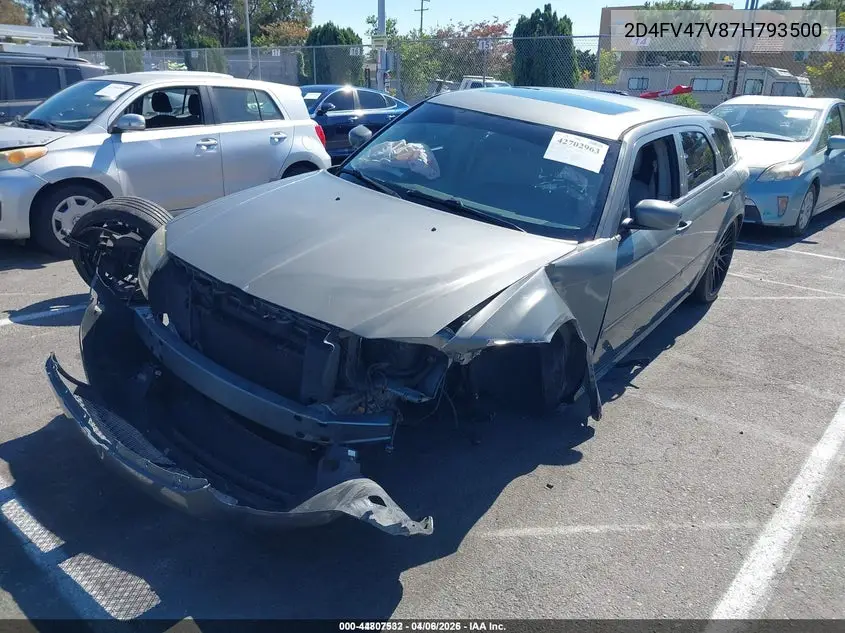 2007 Dodge Magnum VIN: 2D4FV47V87H793500 Lot: 44807532