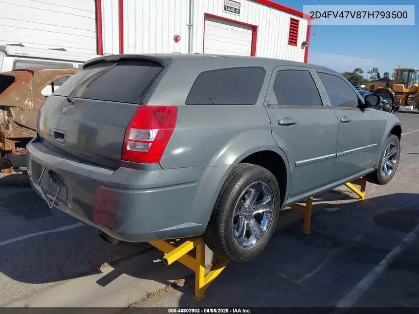 2007 Dodge Magnum VIN: 2D4FV47V87H793500 Lot: 44807532