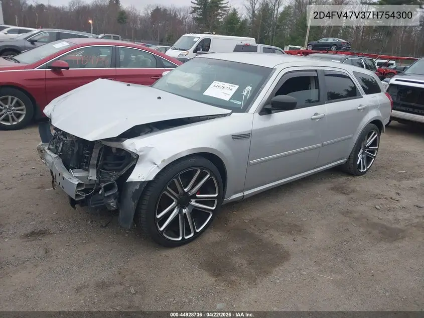 2007 Dodge Magnum VIN: 2D4FV47V37H754300 Lot: 44928736