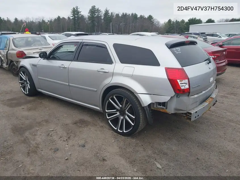 2007 Dodge Magnum VIN: 2D4FV47V37H754300 Lot: 44928736