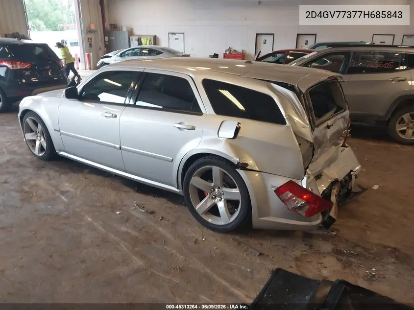 2007 Dodge Magnum Srt8 VIN: 2D4GV77377H685843 Lot: 45313264