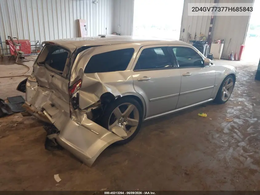 2007 Dodge Magnum Srt8 VIN: 2D4GV77377H685843 Lot: 45313264