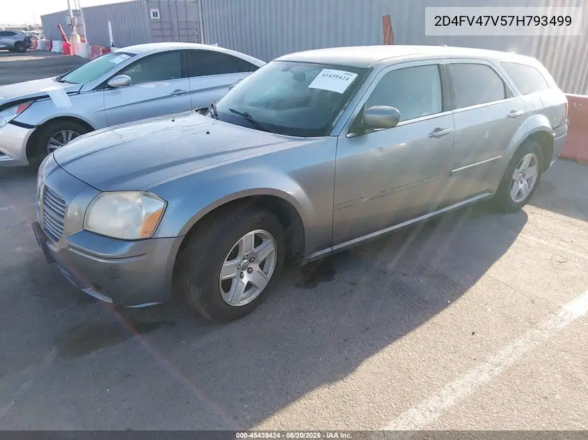 2007 Dodge Magnum VIN: 2D4FV47V57H793499 Lot: 45439424