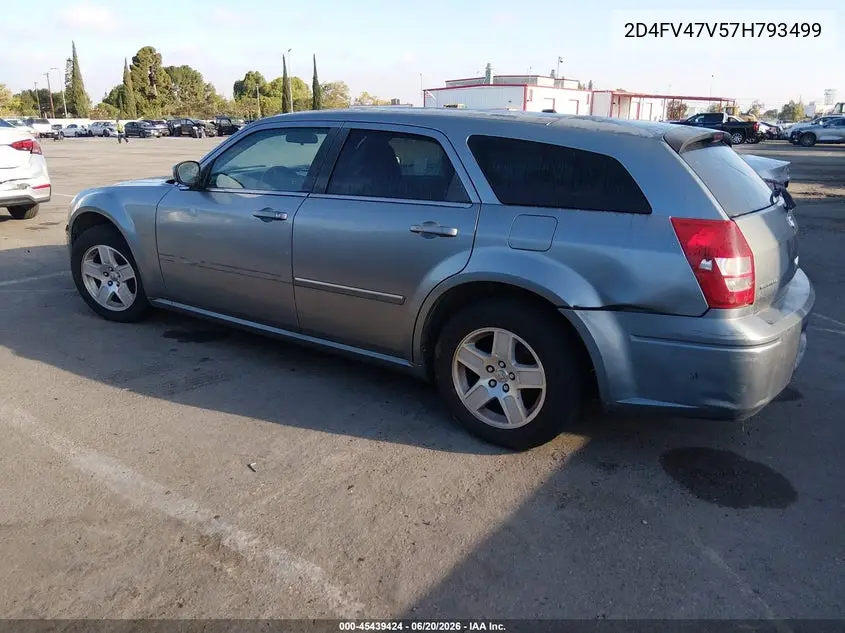 2007 Dodge Magnum VIN: 2D4FV47V57H793499 Lot: 45439424