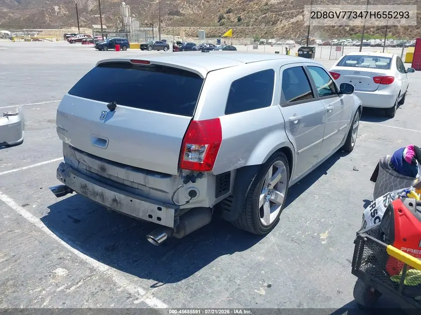 2007 Dodge Magnum Srt8 VIN: 2D8GV77347H655293 Lot: 45685591