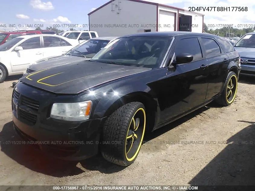 2008 Dodge Magnum VIN: 2D4FV47T88H177568 Lot: 17756967