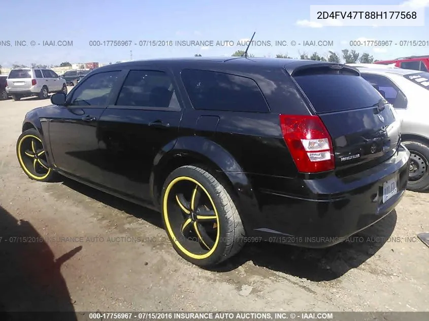 2008 Dodge Magnum VIN: 2D4FV47T88H177568 Lot: 17756967
