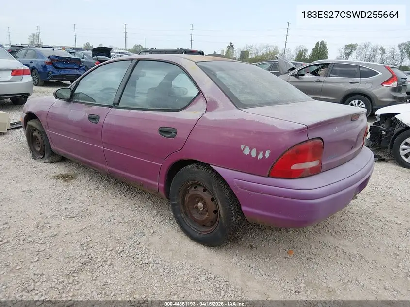 1997 Dodge Neon Base Competition VIN: 1B3ES27C6VD255684 Lot: 44861193