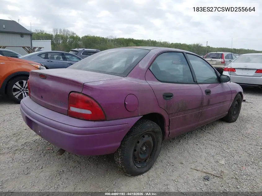 1997 Dodge Neon Base Competition VIN: 1B3ES27C6VD255684 Lot: 44861193
