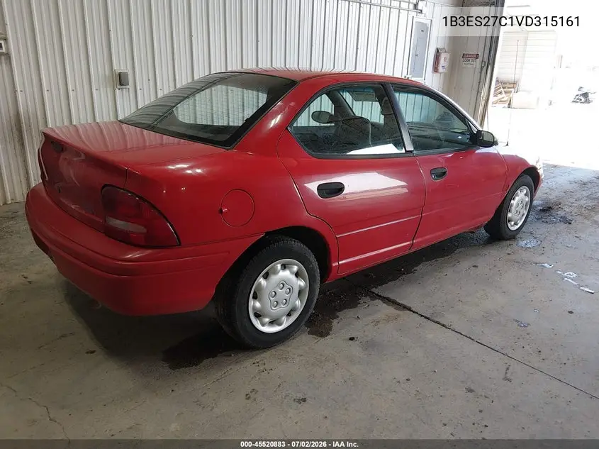 1997 Dodge Neon Ex VIN: 1B3ES27C1VD315161 Lot: 45520883