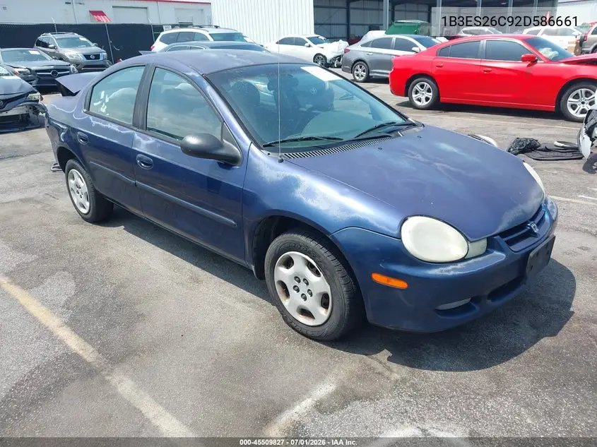 2002 Dodge Neon VIN: 1B3ES26C92D586661 Lot: 45509827