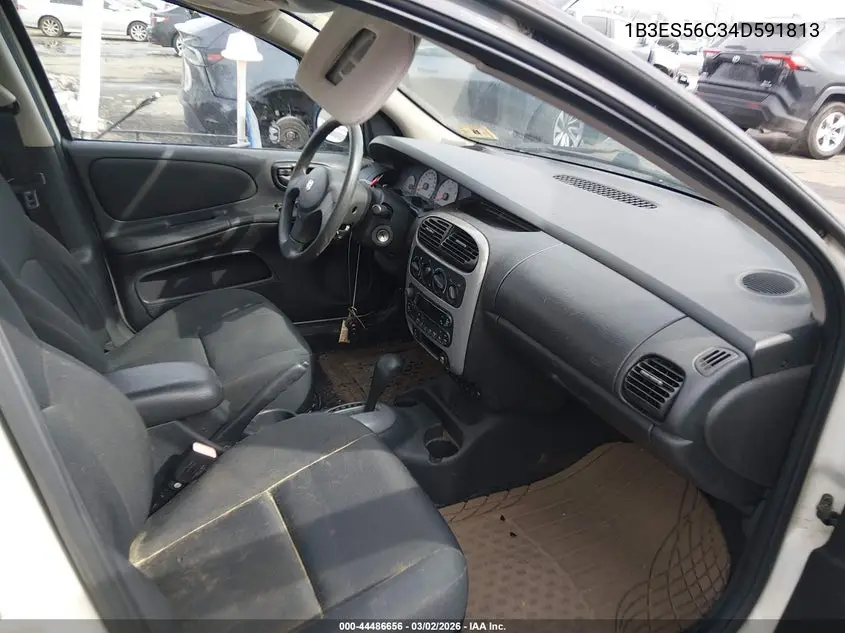 2004 Dodge Neon Sxt VIN: 1B3ES56C34D591813 Lot: 44486656