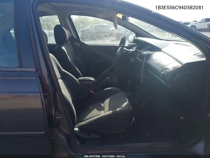 2004 Dodge Neon Sxt VIN: 1B3ES56C94D582081 Lot: 44757956
