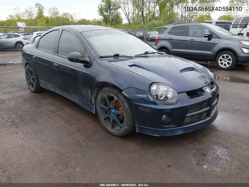 2004 Dodge Srt4 VIN: 1B3AS66SX4D554110 Lot: 45045973