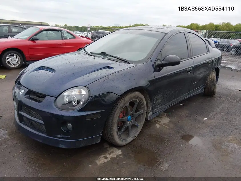 2004 Dodge Srt4 VIN: 1B3AS66SX4D554110 Lot: 45045973