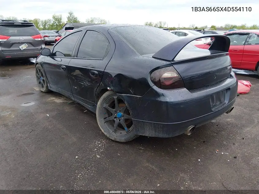 2004 Dodge Srt4 VIN: 1B3AS66SX4D554110 Lot: 45045973