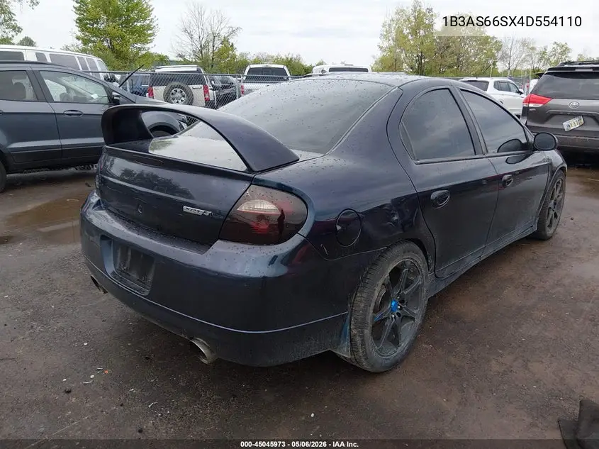 2004 Dodge Srt4 VIN: 1B3AS66SX4D554110 Lot: 45045973