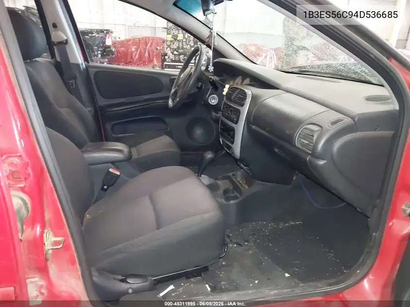 2004 Dodge Neon Sxt VIN: 1B3ES56C94D536685 Lot: 45311995