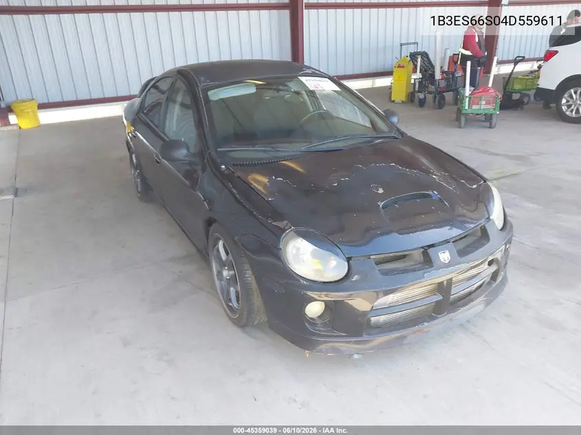 2004 Dodge Srt4 VIN: 1B3ES66S04D559611 Lot: 45359039