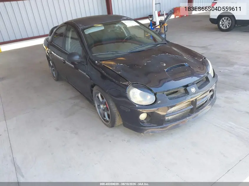 2004 Dodge Srt4 VIN: 1B3ES66S04D559611 Lot: 45359039