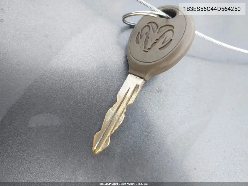 2004 Dodge Neon Sxt VIN: 1B3ES56C44D564250 Lot: 45412821