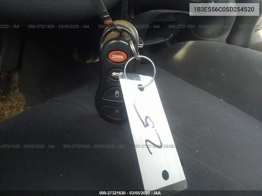1B3ES56C05D254520 2005 Dodge Neon Sxt