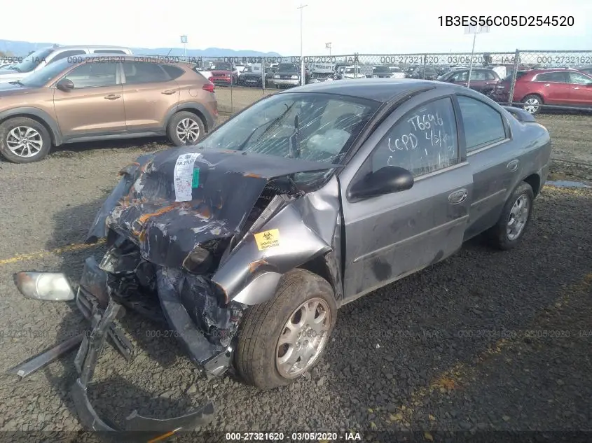 1B3ES56C05D254520 2005 Dodge Neon Sxt