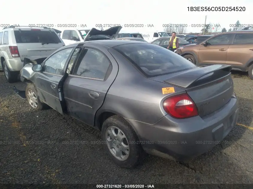1B3ES56C05D254520 2005 Dodge Neon Sxt