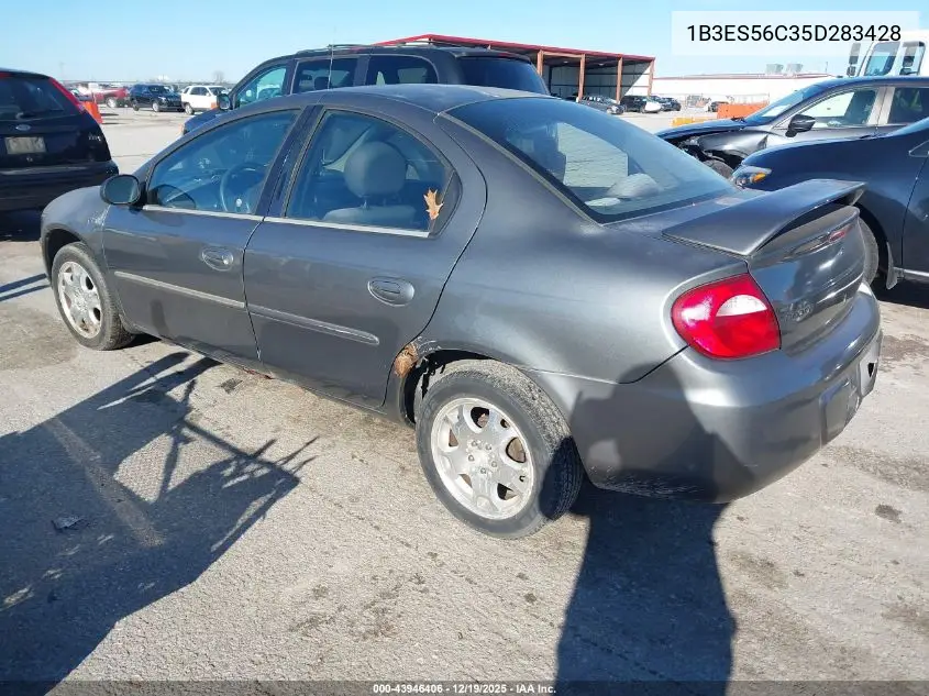 2005 Dodge Neon Sxt VIN: 1B3ES56C35D283428 Lot: 43946406