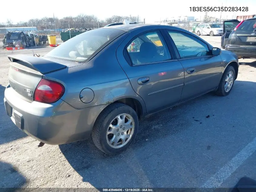 2005 Dodge Neon Sxt VIN: 1B3ES56C35D283428 Lot: 43946406