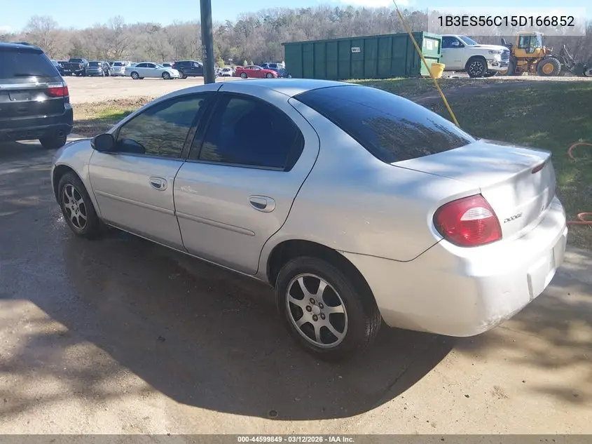 2005 Dodge Neon Sxt VIN: 1B3ES56C15D166852 Lot: 44599849