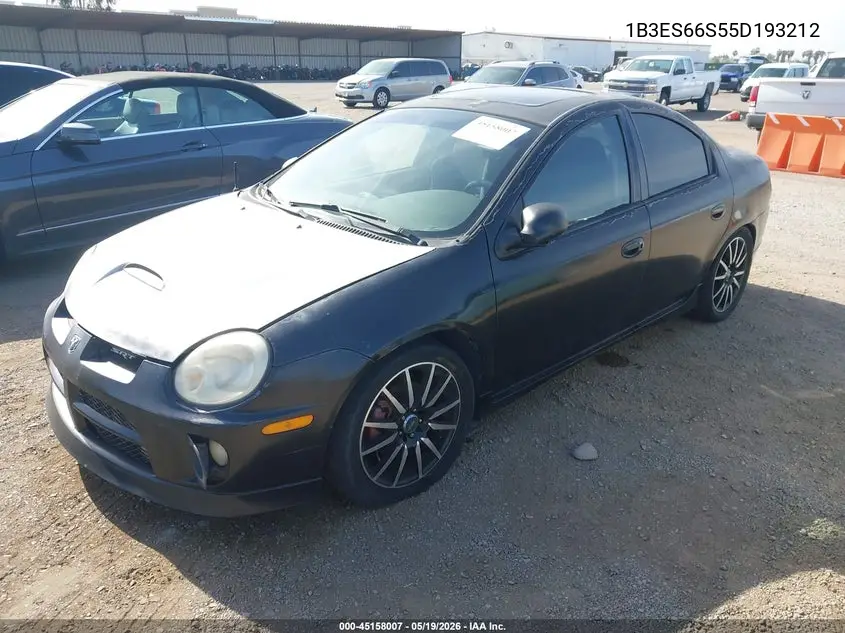 2005 Dodge Srt4 VIN: 1B3ES66S55D193212 Lot: 45158007